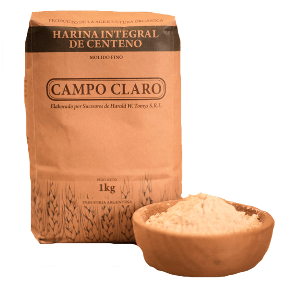 Harina De Centeno X 1 Kg Campo Claro El Reparto 9511