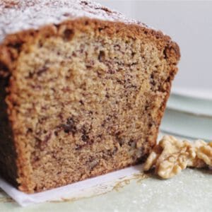 BUDÍN CON NUEZ- HARINA INTEGRAL ORGANÍCA-