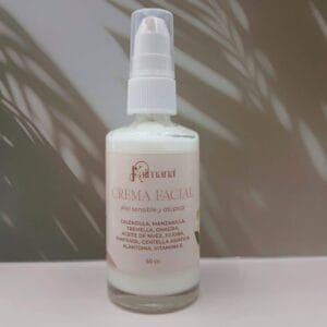 CREMA FACIAL P/PIEL SENSIBLE C/TREMELLA,ONAGRA Y MÁS X 50CC-KAIMANÁ-