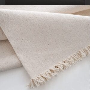 MANTA ESTILO NORDICA 1,60 X 210 MTS- BLANCO