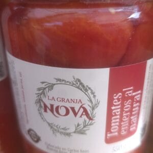 TOMATE ENTERO AL NATURAL X 550GRS- AGROECOLOGÍCO- GRANJA NOVA