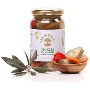 PICKELS AL VINAGRE X 250GR-SAN NICOLAS